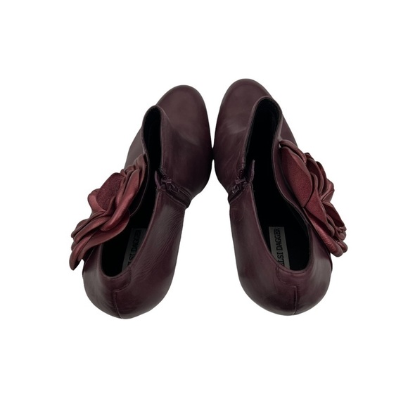 Kelsi Daggar Mauve Rosabella Floral Platform Stiletto Booties Size 10 Women’s - Picture 5 of 9